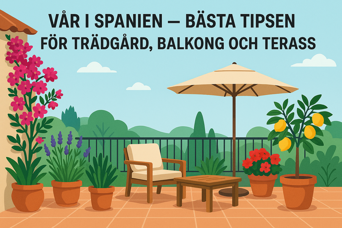 Vår i Spanien – bästa tipsen för trädgård, balkong och terrass