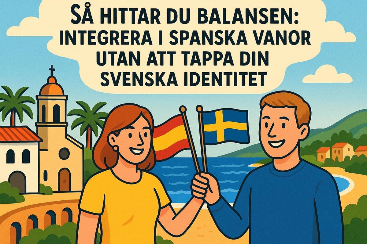Svenskar som njuter av både spanska och svenska traditioner vid Medelhavskusten
