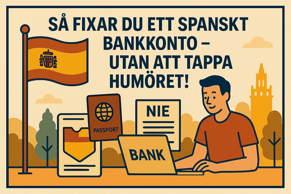 Så fixar du ett spanskt bankkonto – utan att tappa humöret!