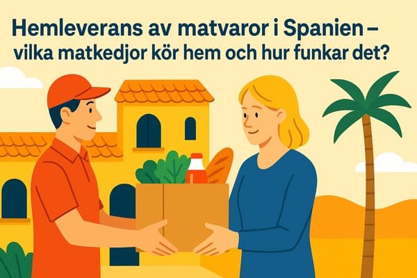 Hemleverans av matvaror i Spanien – så funkar det hos Mercadona, Carrefour, Lidl m.fl.