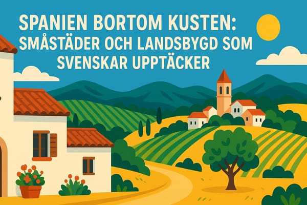 Spanien bortom kusten: Småstäder och landsbygd som svenskar upptäcker